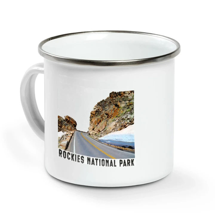 Rockies National Park Campfire Mug
