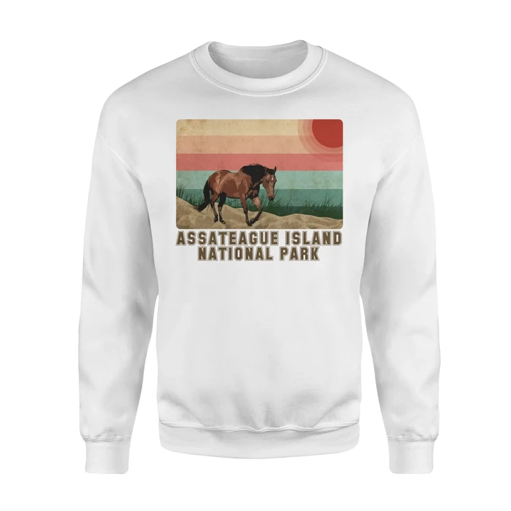 Assateague Island National Park Sweatshirt Retro #Camping