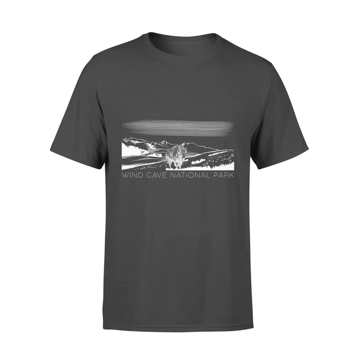 Wind Cave National Park T-Shirt Bison #Camping