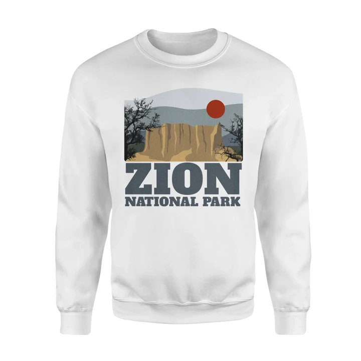 Zion National Park Sweatshirt Retro #Camping