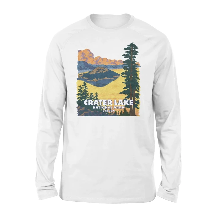 Crater Lake National Park Long Sleeve Oregon #Camping