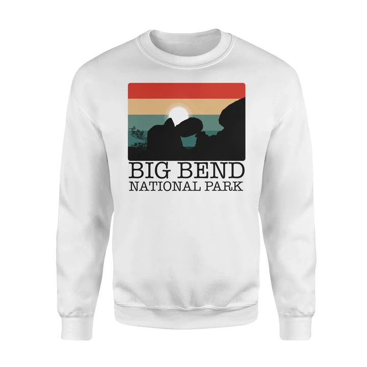 Big Bend National Park Sweatshirt Retro #Camping