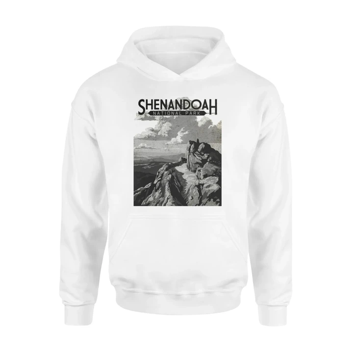 Shenandoah National Park Hoodie B&W Style #Camping