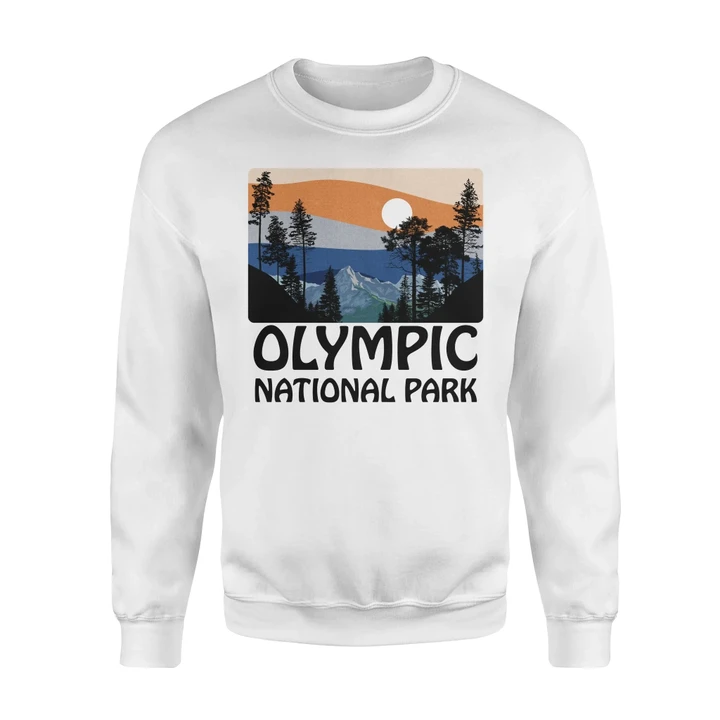 Olympic National Park Sweatshirt Retro #Camping