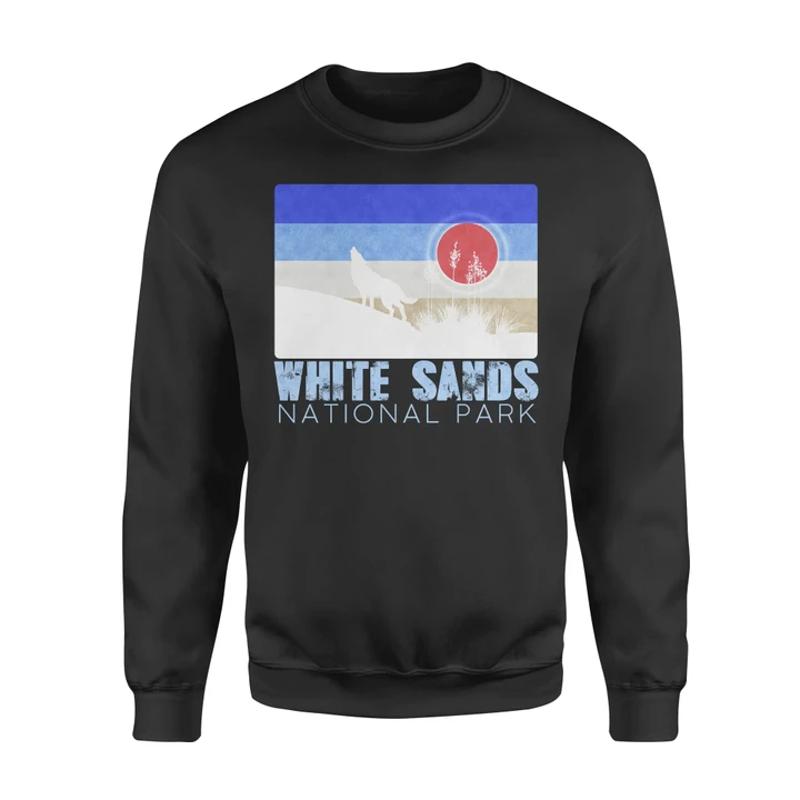 White Sands National Park Sweatshirt Wolf #Camping
