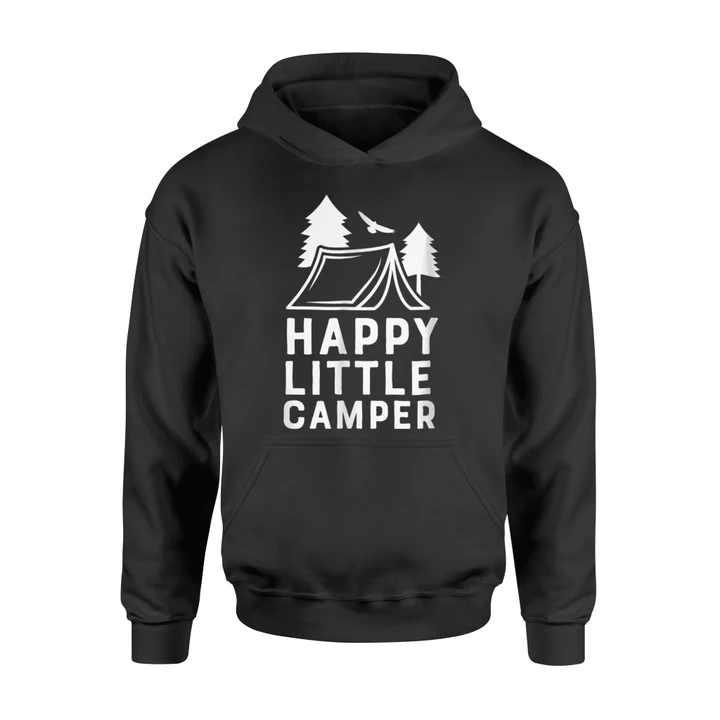 Happy Camper Little Funny Camping For Kids Men Women Hoodie