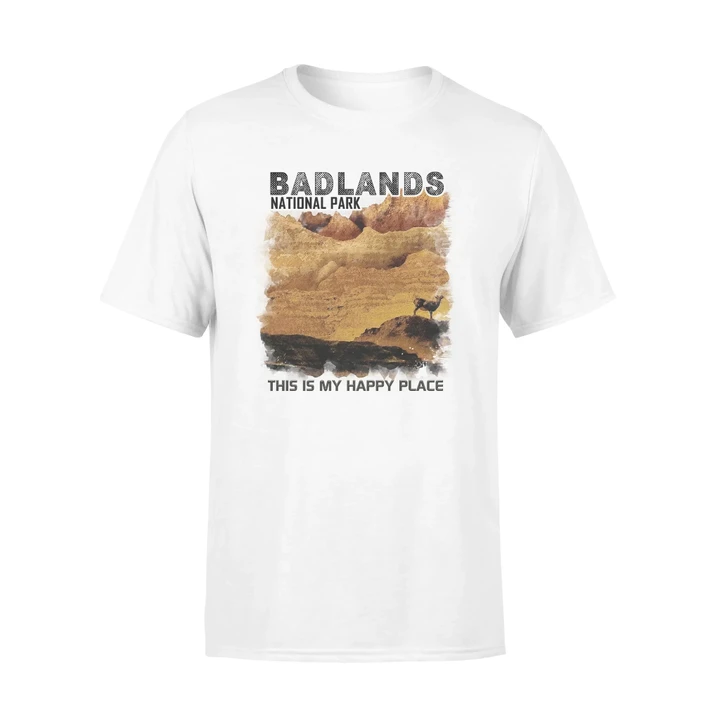 Badlands National Park T-Shirt This Is My Happy Place #Camping