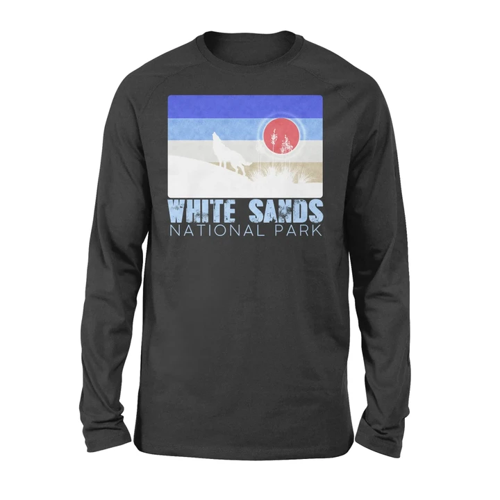 White Sands National Park Long Sleeve Wolf #Camping