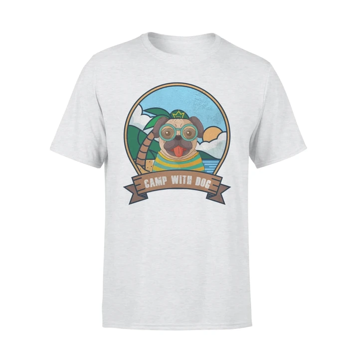 Camp With Dog T-Shirt