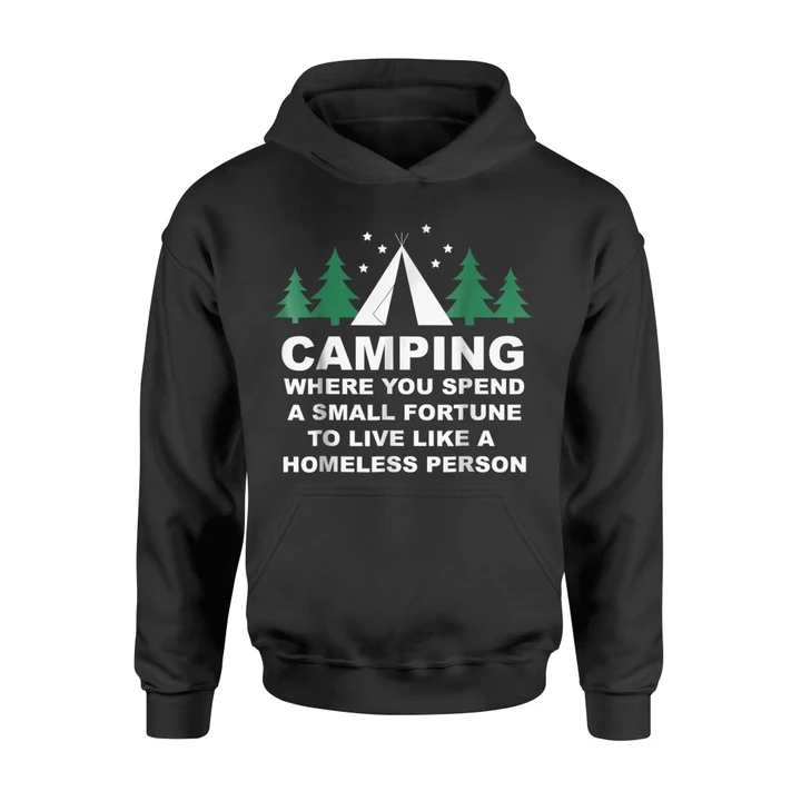 Funny Outdoor Camping Adult Inappropriate Hoodie