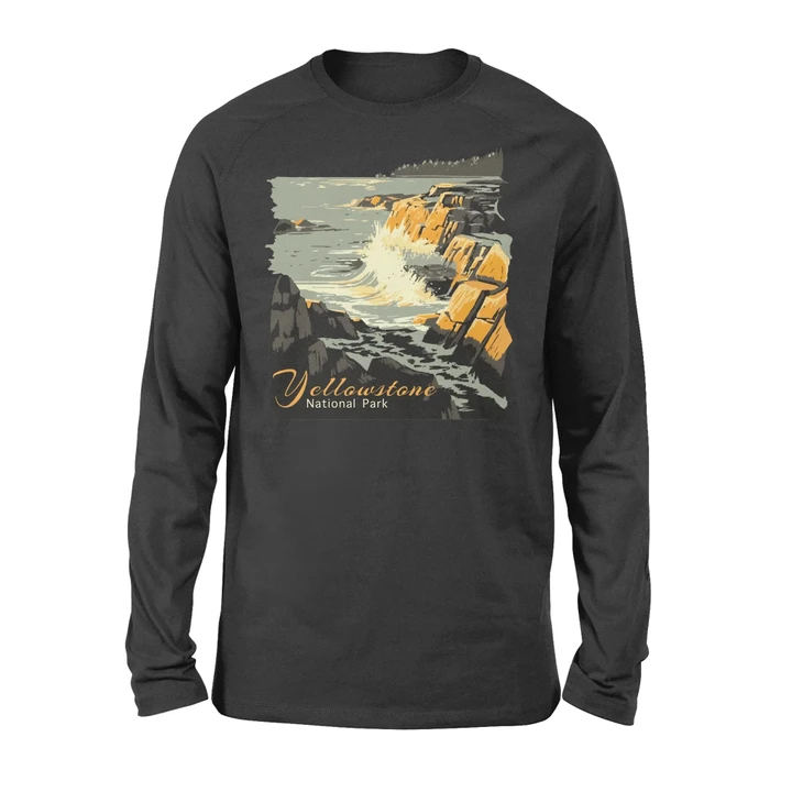 Yellowstone National Park Long Sleeve Vintage #Camping