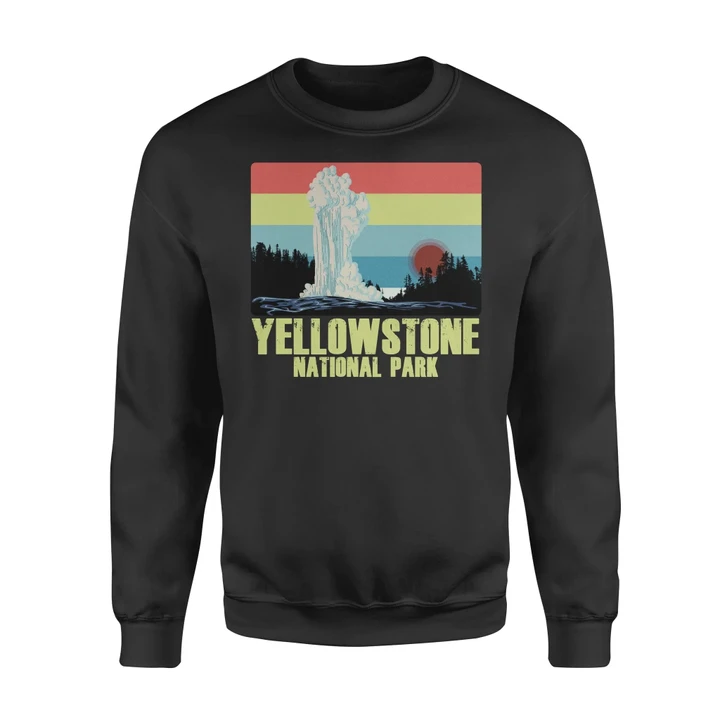 Yellowstone National Park Sweatshirt Retro #Camping
