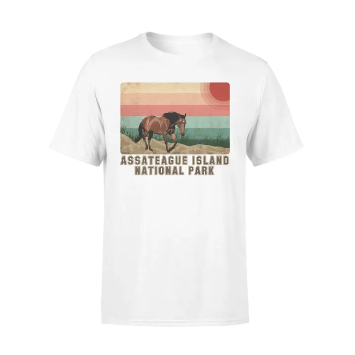 Assateague Island National Park T-Shirt Retro #Camping