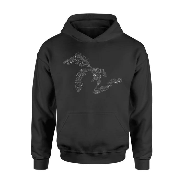Great Lakes Up North Camping Nature Collage Hoodie