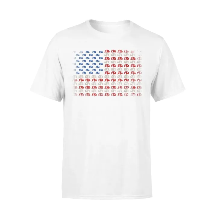 American Flag Rv Camper Patriotic Camping 4th Of July T-Shirt