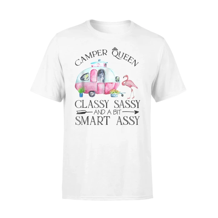 Camper Queen Classy Sassy And A Bit Smart Assy  T Shirt