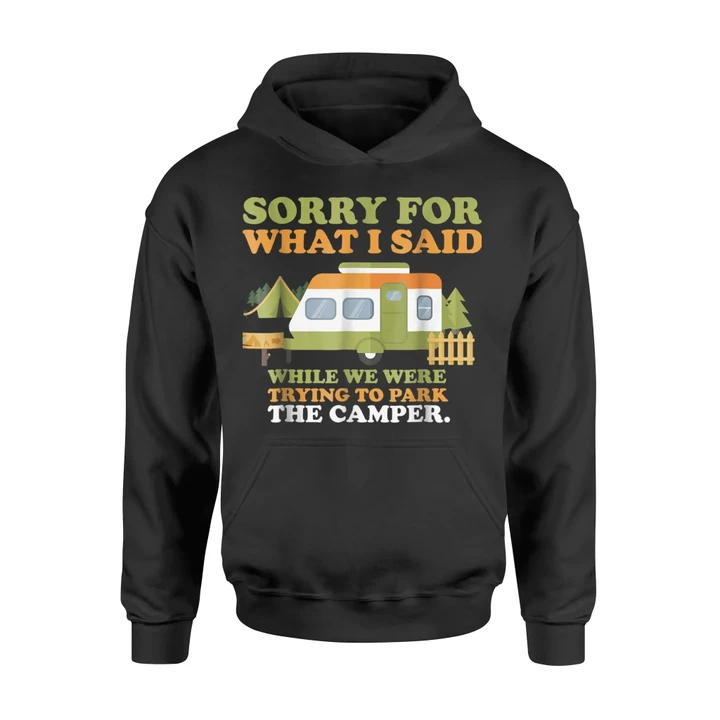 Funny Camping Rv Couples Campers Outdoor Hoodie