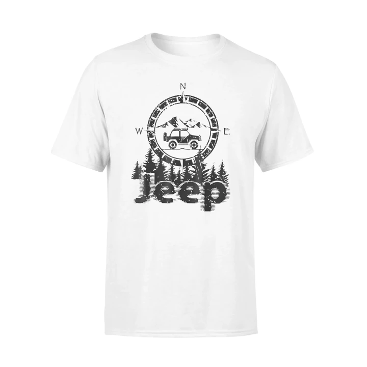 Jeep Compass Forest Camping Outdoor Hiking Lover T Shirt