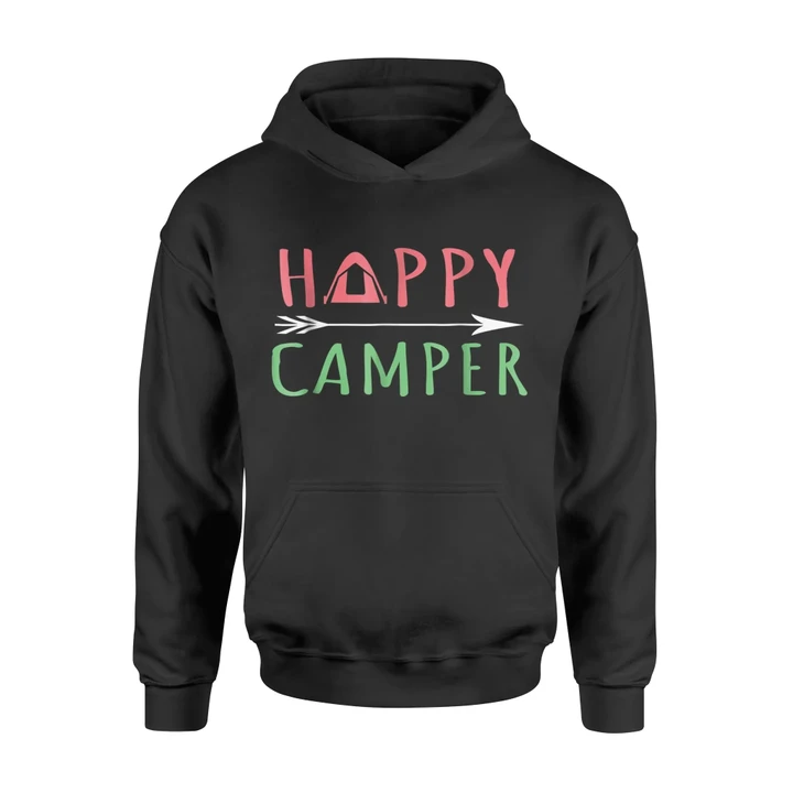 Arrow Happy Camper Camping For Traveler Hoodie