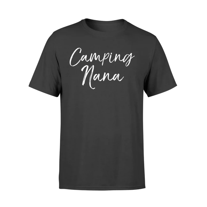 Camping Nana Shirt Fun Cute Glamping Grandma T Shirt
