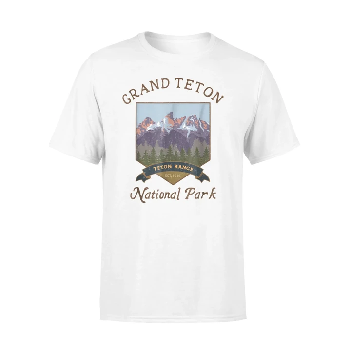 Grand Teton National Park Hiking Camping T Shirt