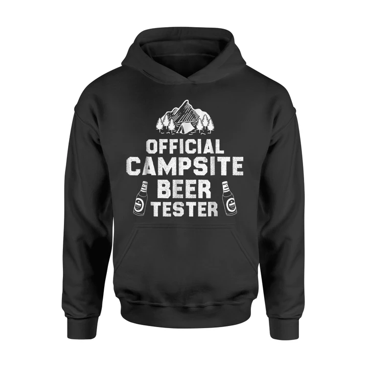Camping With Family Camp Official Campsite Beer Tester Hoodie