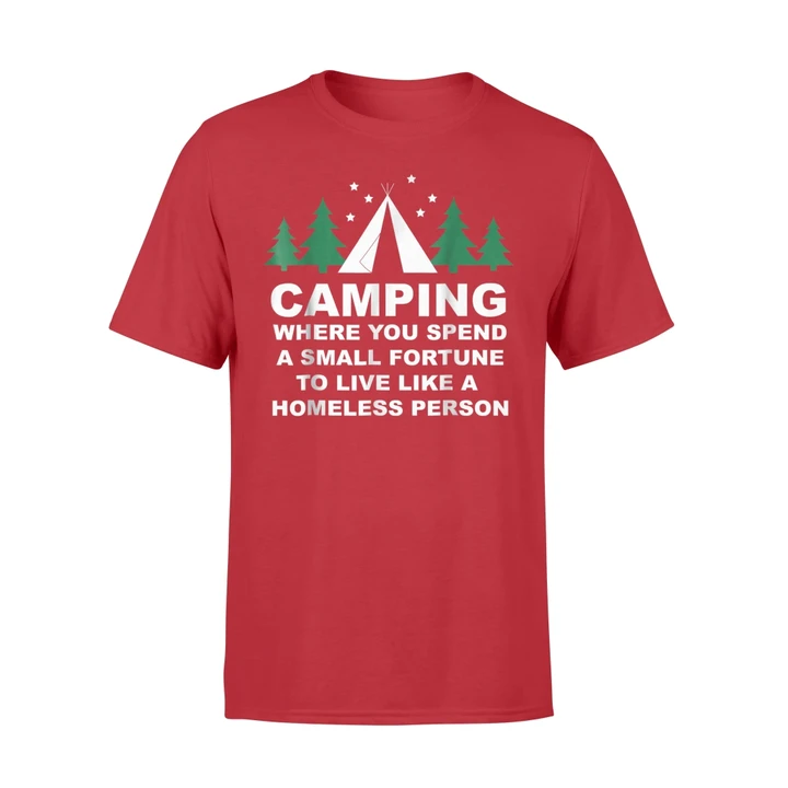 Funny Outdoor Camping Adult Inappropriate T Shirt