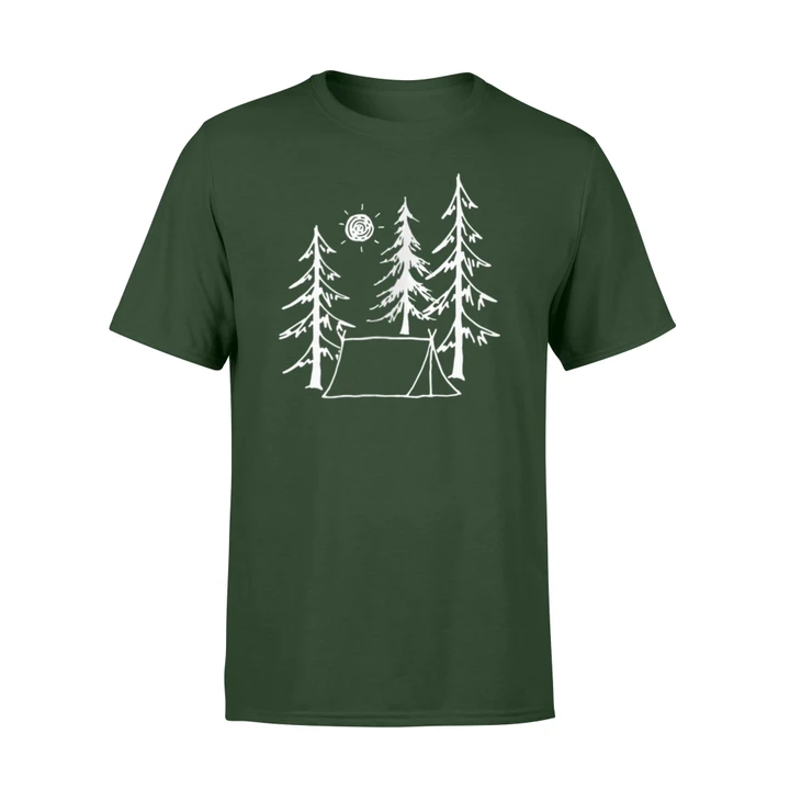 Cute Camper Outdoor Nature Lover Camping T Shirt