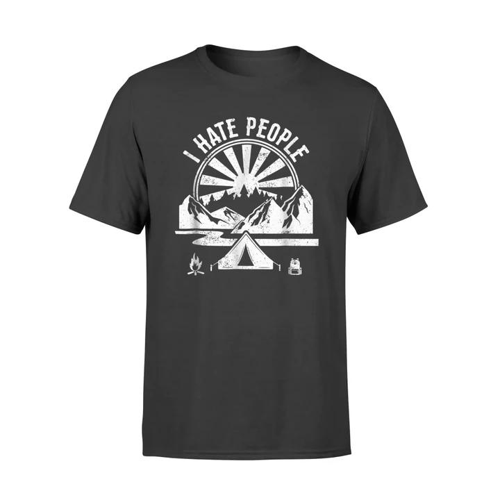 Camping I Hate People Funny Camping Lovers T Shirt