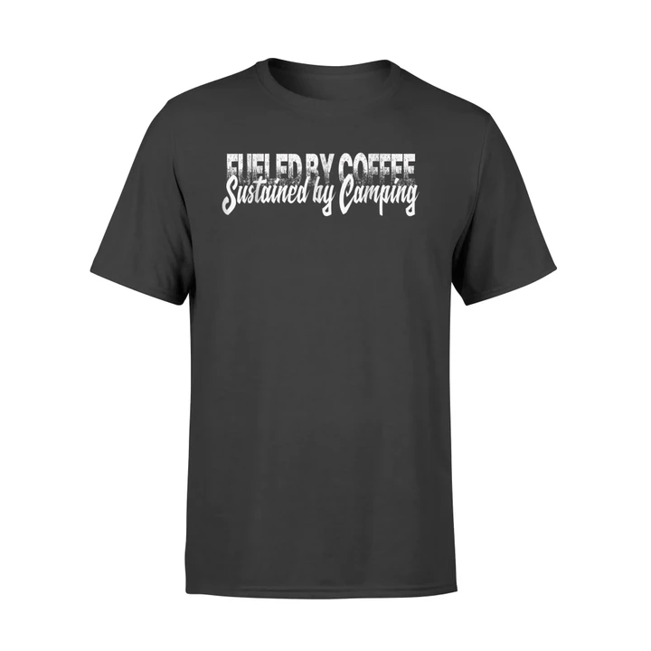 Camping Lover Fueled By Coffee T Shirt
