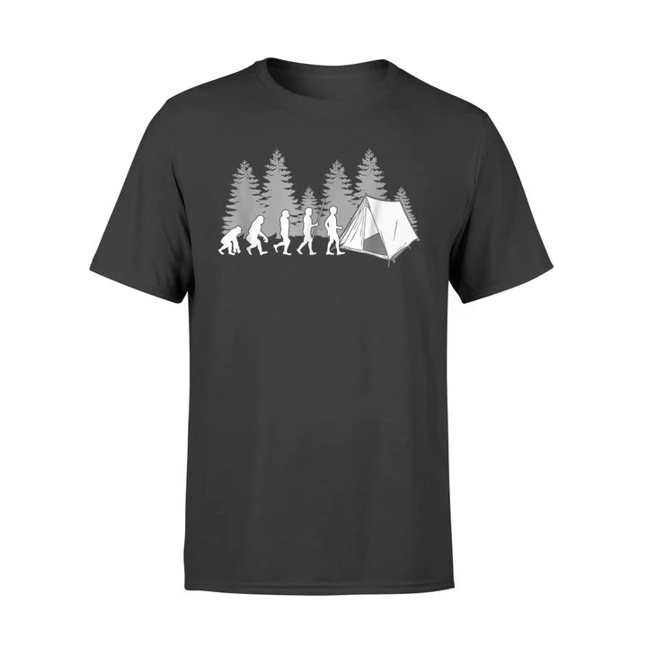 Camping Life Evolution Funny Family Vacation Scout Tee T Shirt