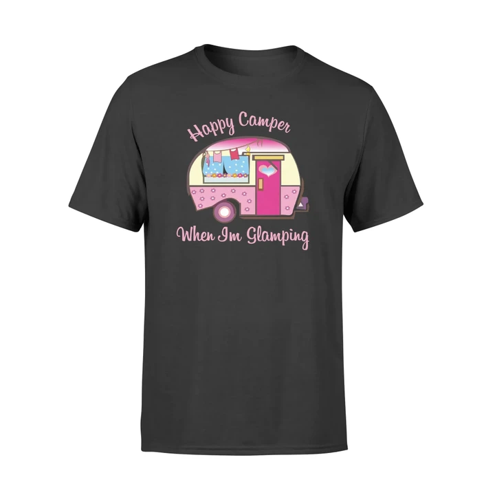 Happy Camper Glamping T Shirt