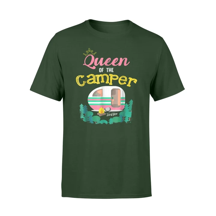 Camping Queen Of The Camper Funny Camping Lovers  T Shirt