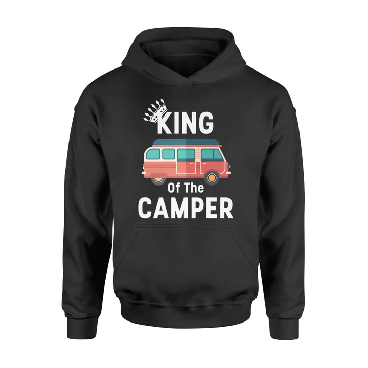 Funny King Of The Camper Rv Camping Hoodie