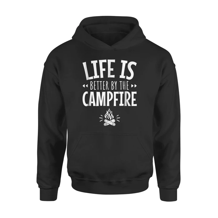Camping Campfire Camp Hoodie