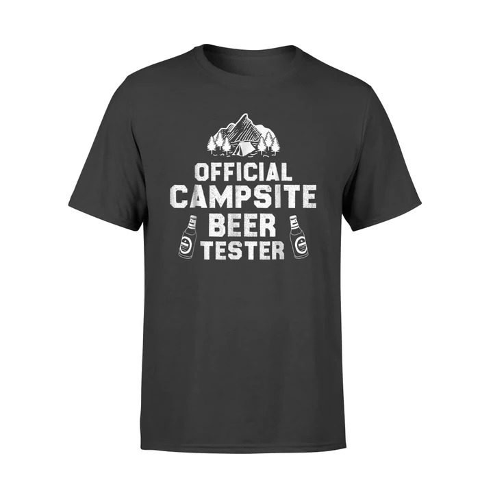 Camping With Family Camp Official Campsite Beer Tester T-Shirt
