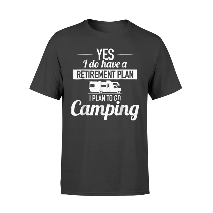 Camping Retirement Plan, Hiking, Nature, Funny T Shirt