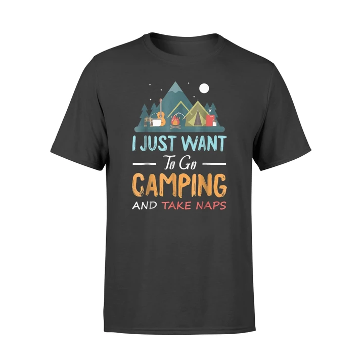 Funny Go Camping And Take Naps T Shirt