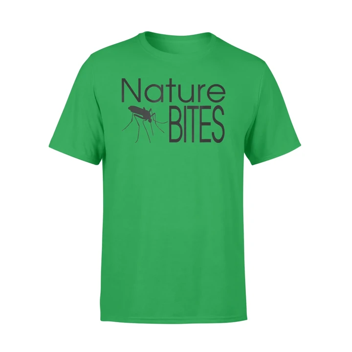 Funny Camping Nature Bites Mosquito Repellent T Shirt