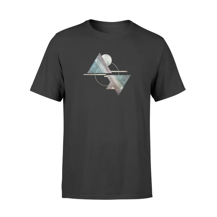 Geometric Mountains - Abstract Mountain Camping Tee T Shirt