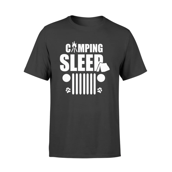 Jeep Funny Camping, Camping Sleep Jeep T Shirt