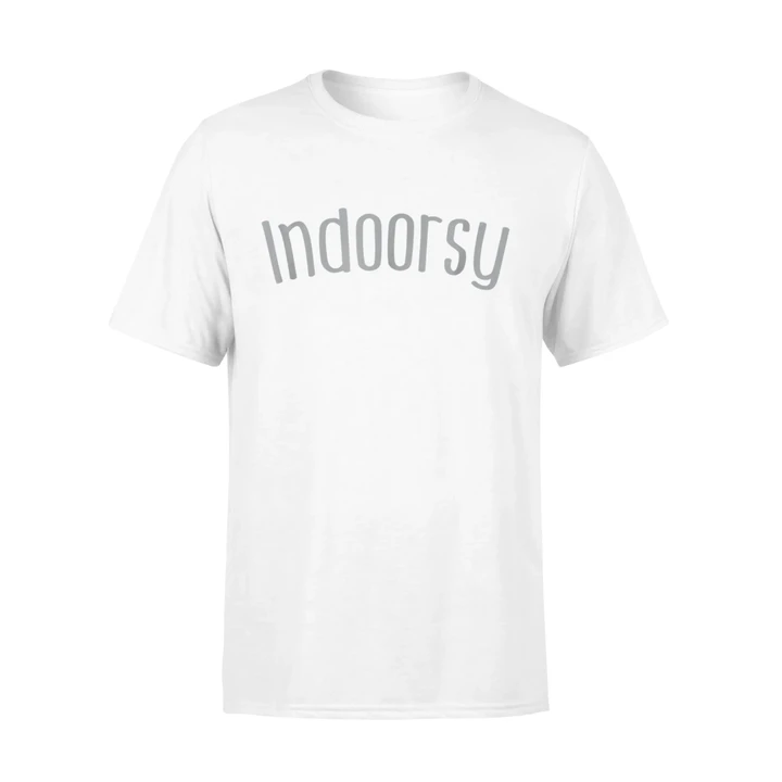 Indoorsy Glamping, Funny Indoors Cabin Camper T Shirt