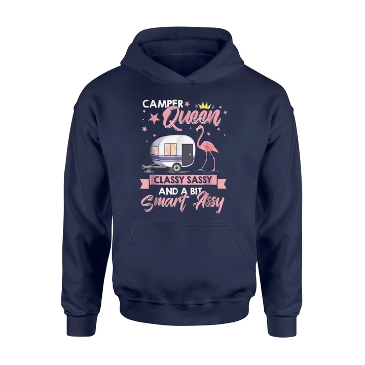 Camper Queen Classy Sassy And A Bit Smart Assy Hoodie