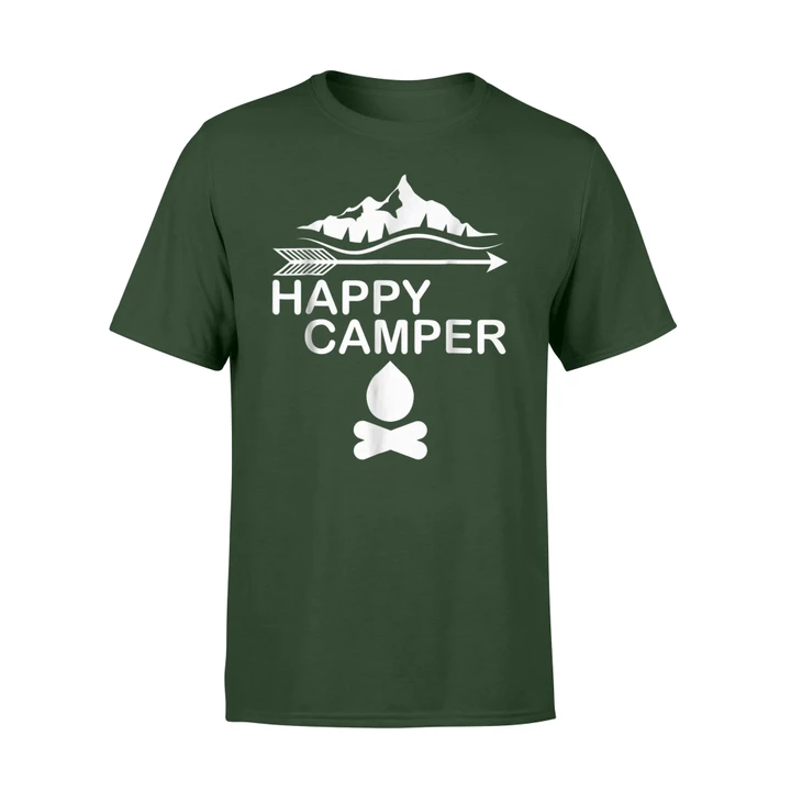 Happy Camper For Women , Men , Kids Camping T Shirt