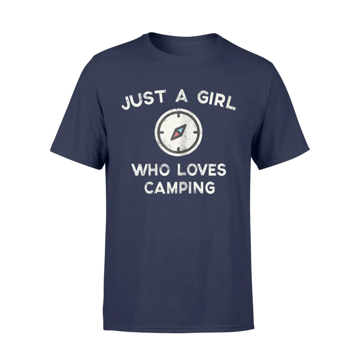 Just A Girl Who Loves Camping  T Shirt