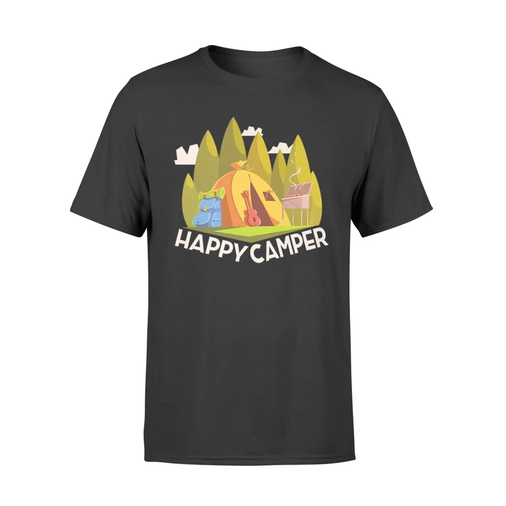 Happy Camper Adventure And Camping Gift T Shirt