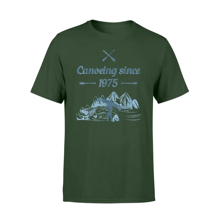 Canoeing Since 1975 Vintage Canoe Camping Gear T Shirt