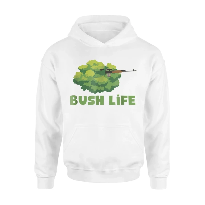 Bush Life Funny Camper Gaming Gift Hoodie