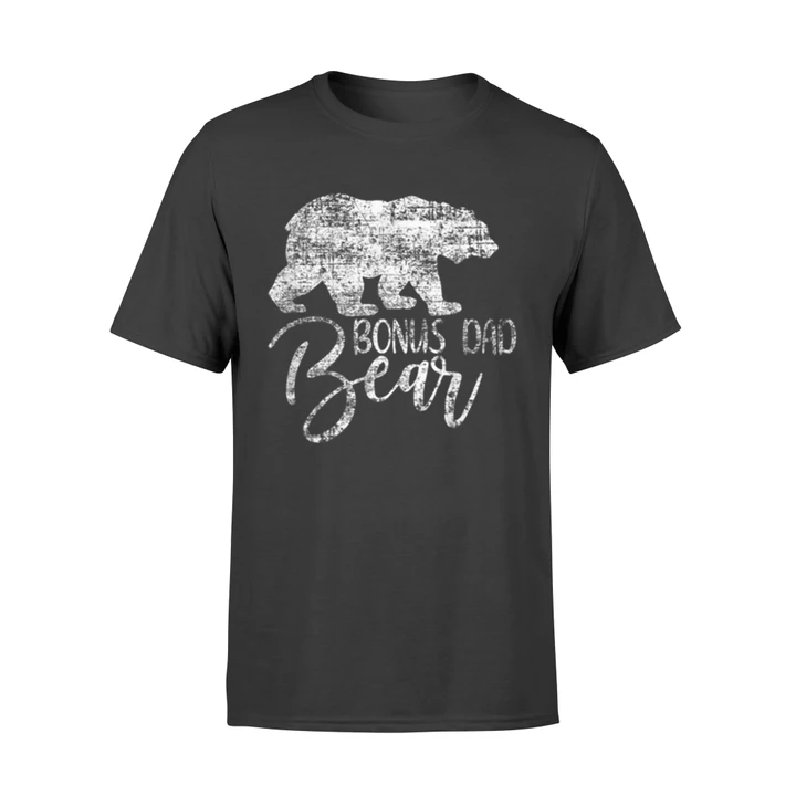 Bonus Dad Bear For Men Women Birthday Gift Camping T-Shirt