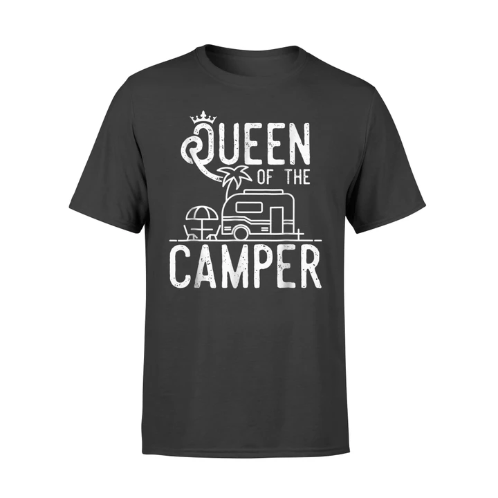 Funny Queen Of The Camper Camping Lover T Shirt